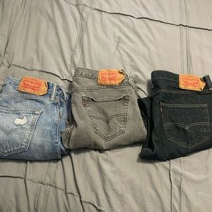 Mens Levi’s jeans bundle